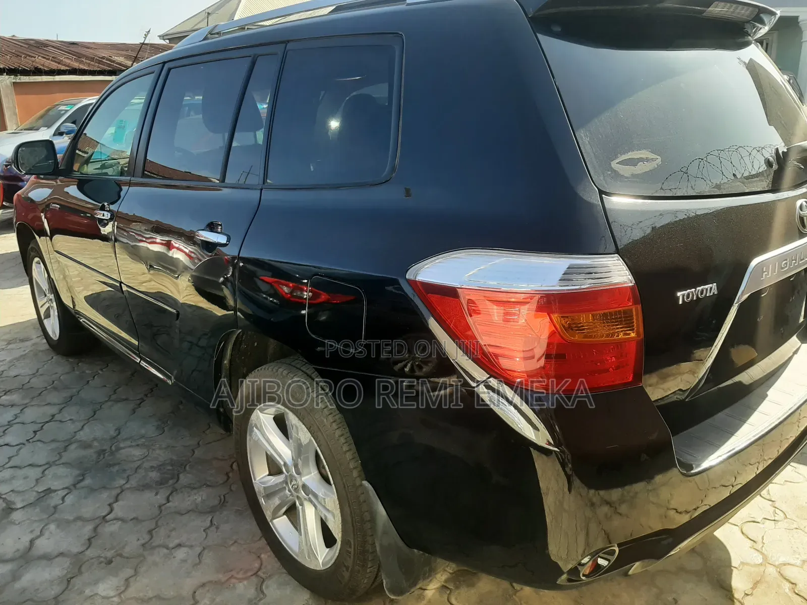Toyota Highlander Limited 4x4 2008 Black