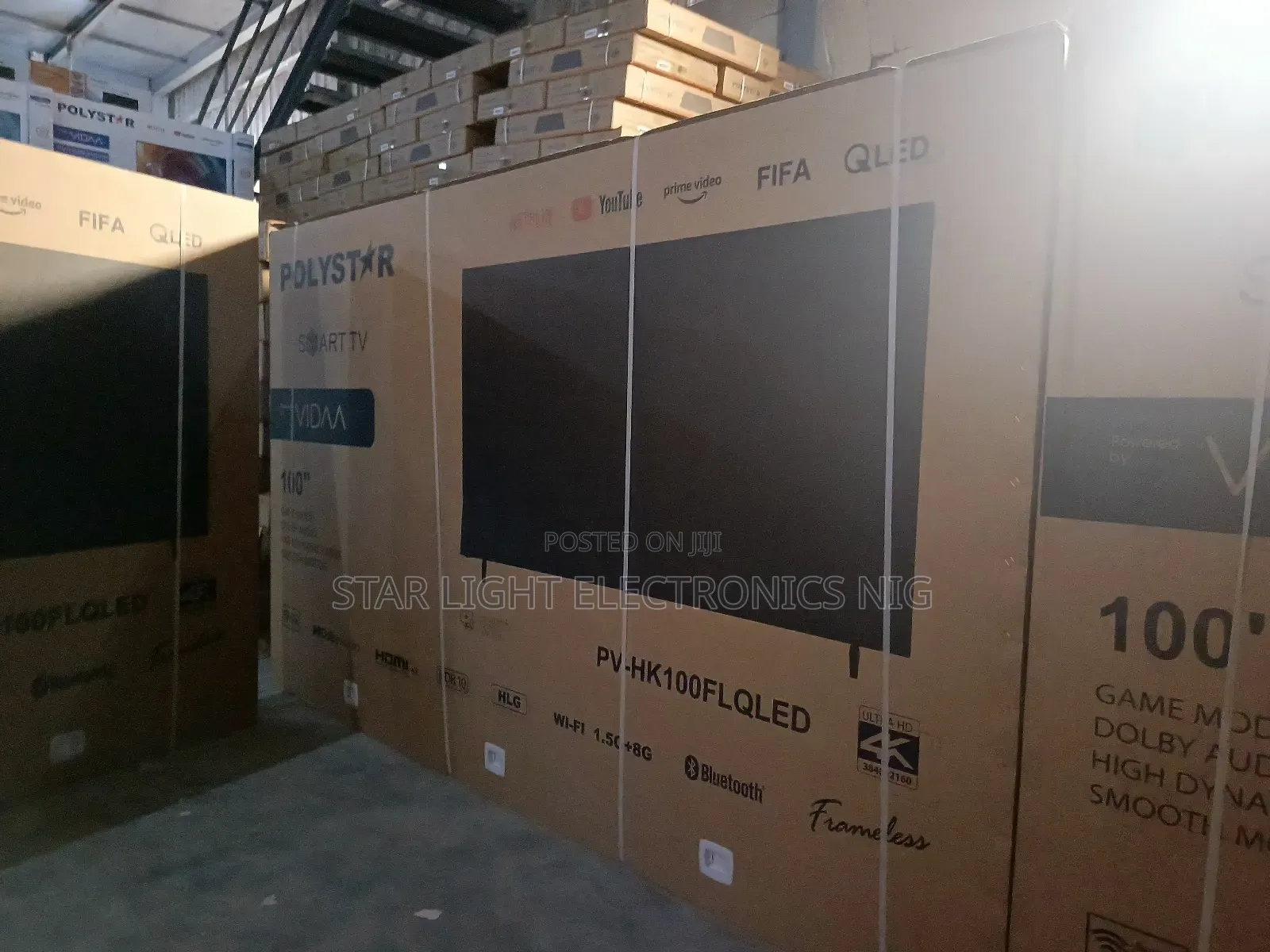 100" Smart Tv Qled Frameless