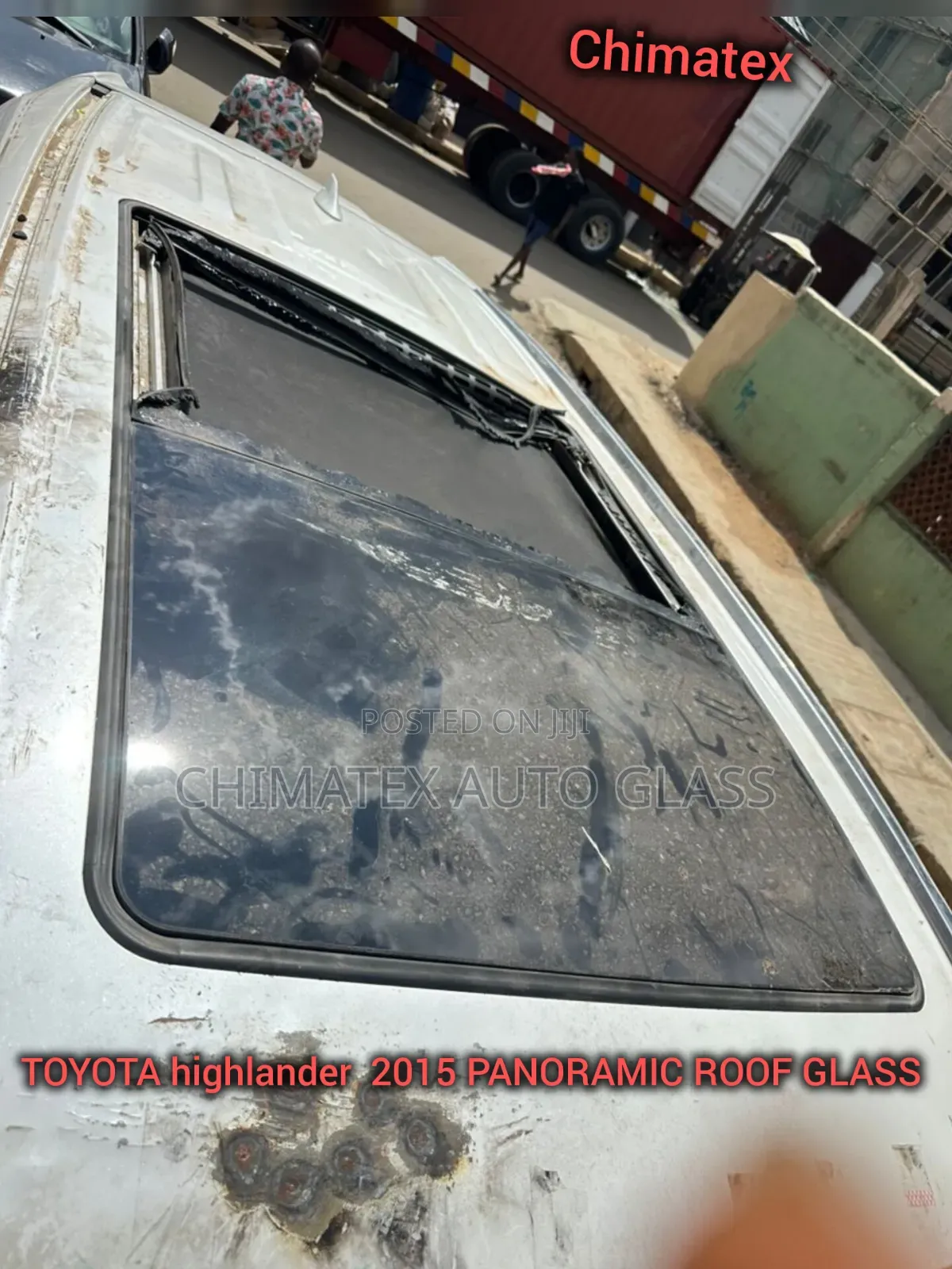 Toyota Highlander 2015 Panoramic Roof Glass