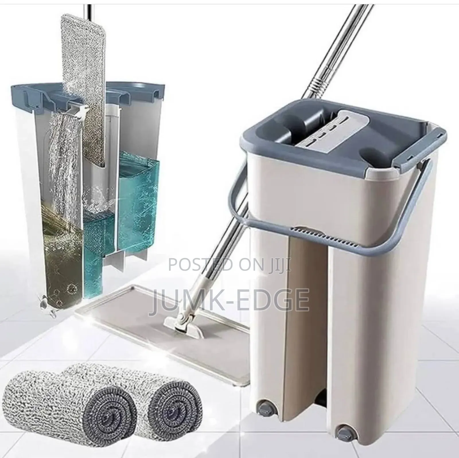 Scratch Mop With Bucket (With Extra Pad)