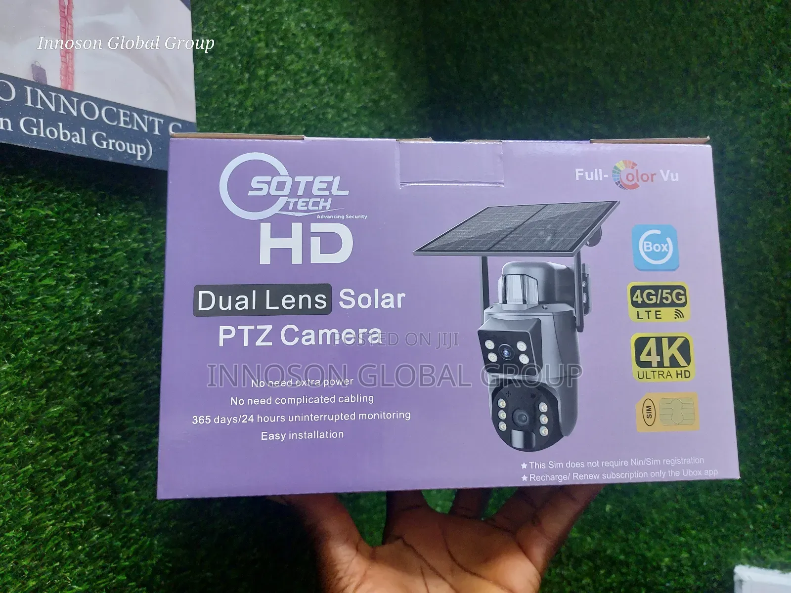 Ubox Solar CCTV Camera