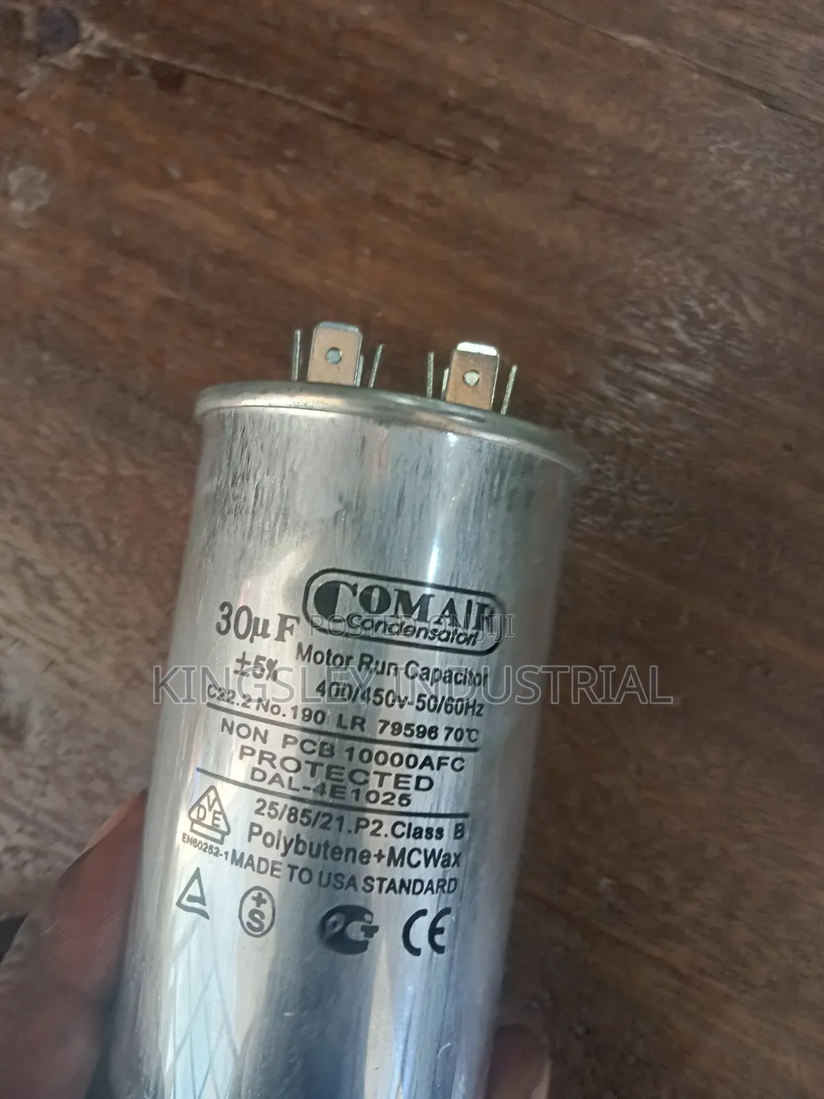 Running Capacitor 30uf 3phase 400/450v 50/60hz