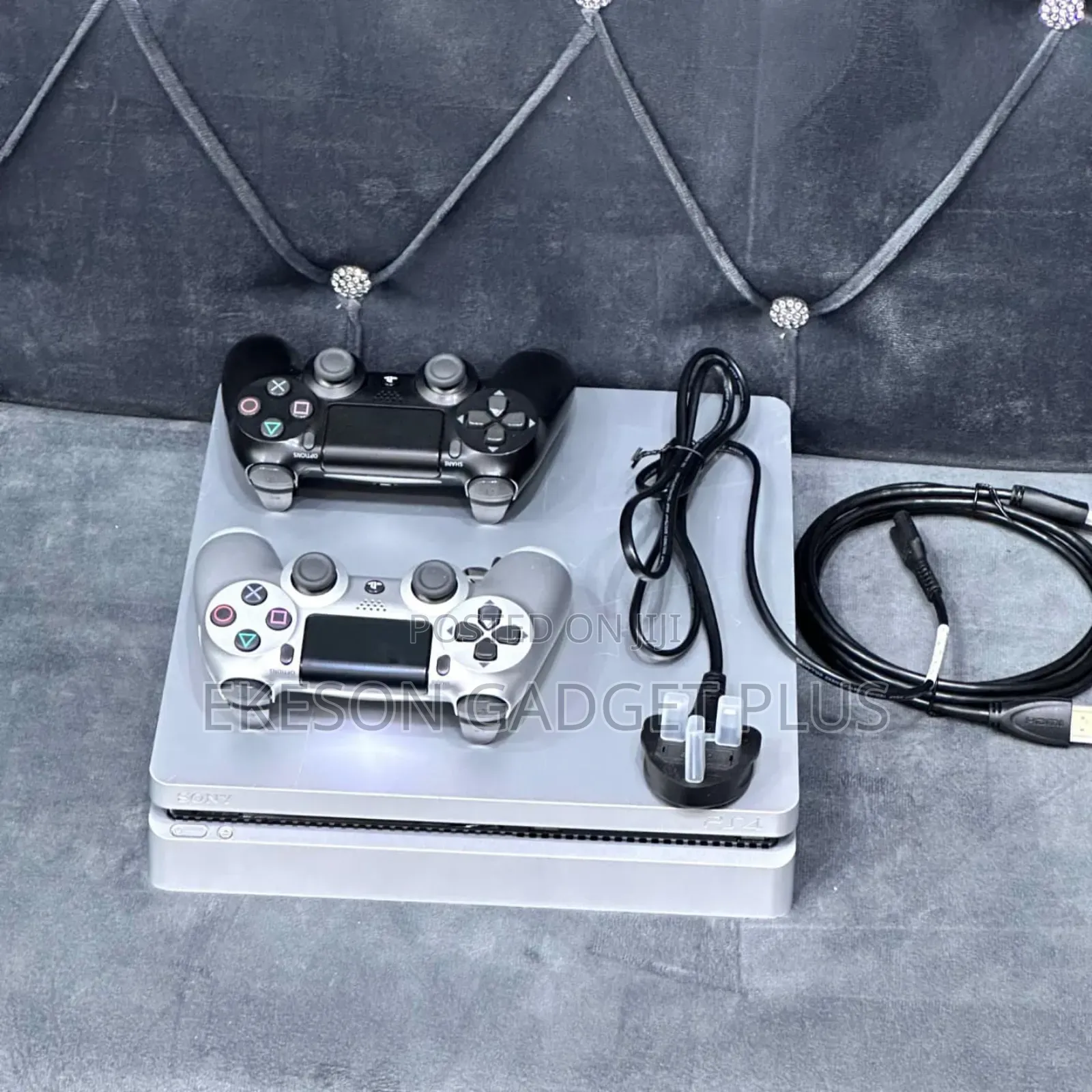 Uk Used Ps4 Slim Console 500gb With 2 Pads and 12 Games