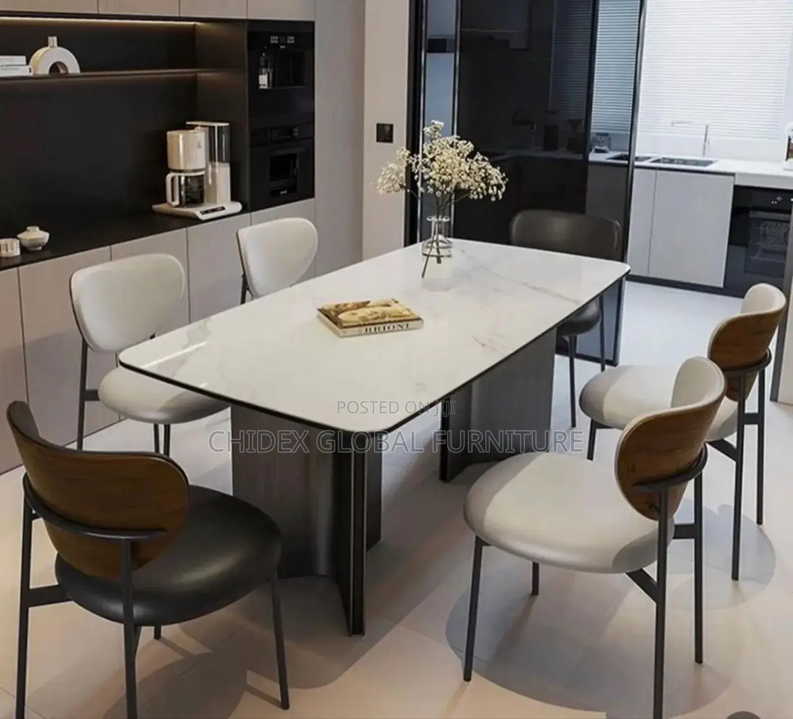 Executive Simple Dining Table Set