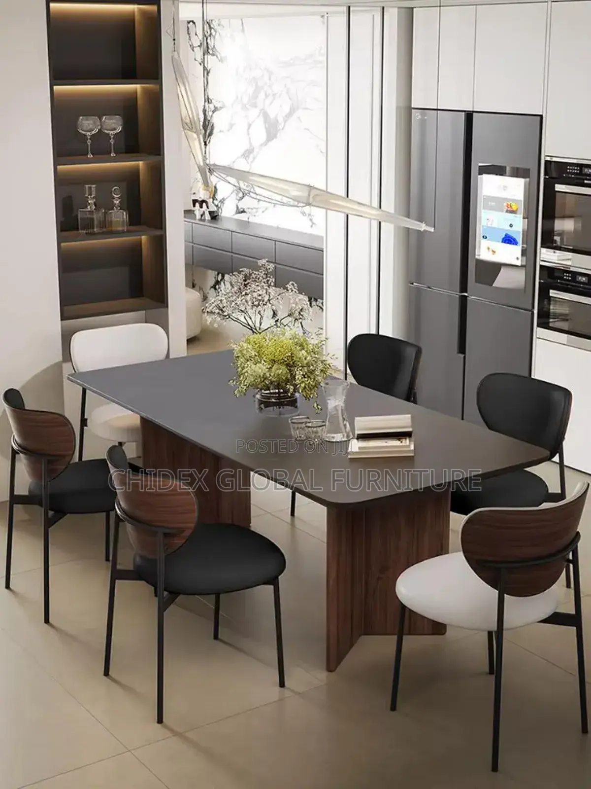 Executive Simple Dining Table Set