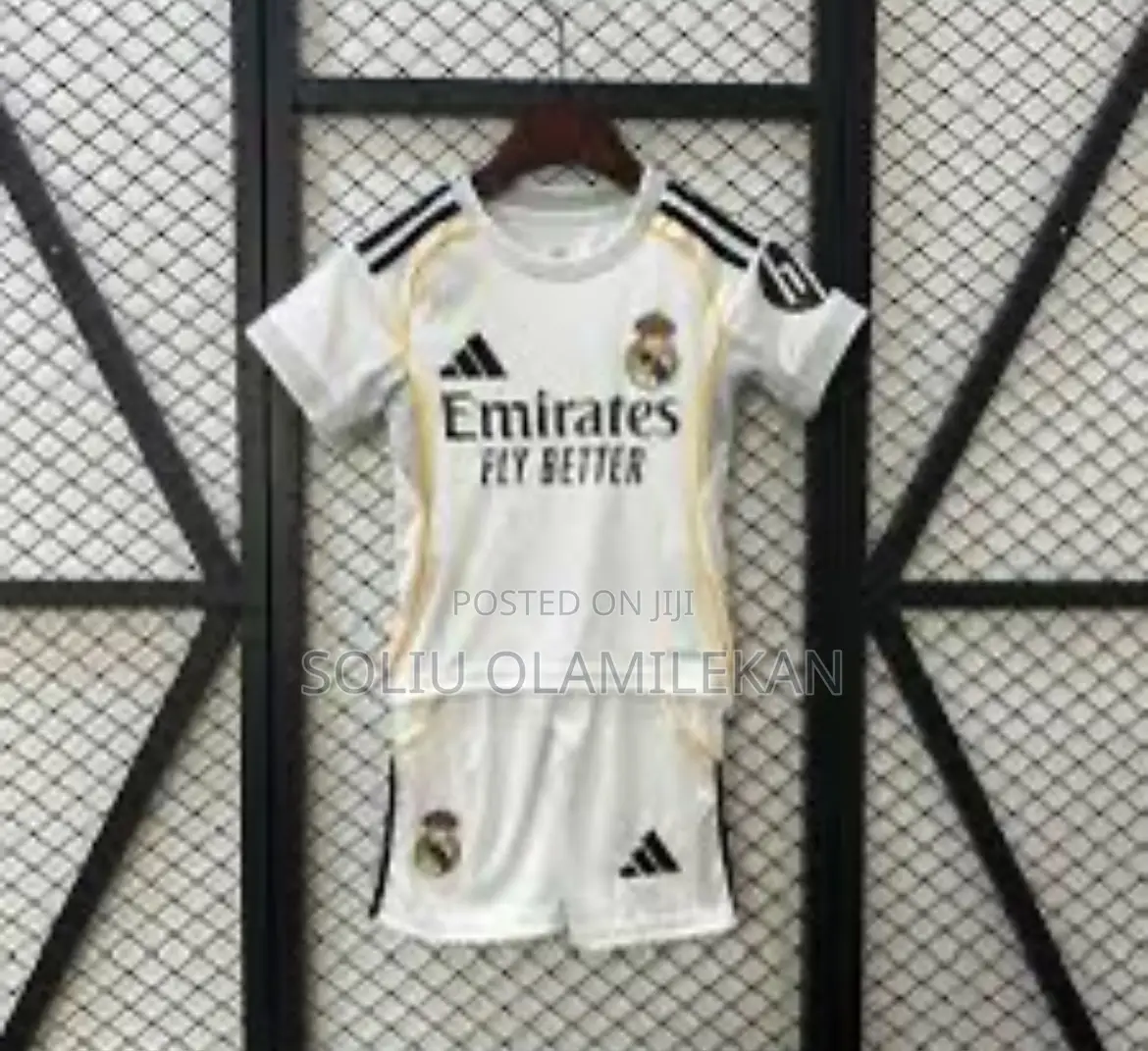 Real Madrid White Kids Home Kit Jersey 2025/26