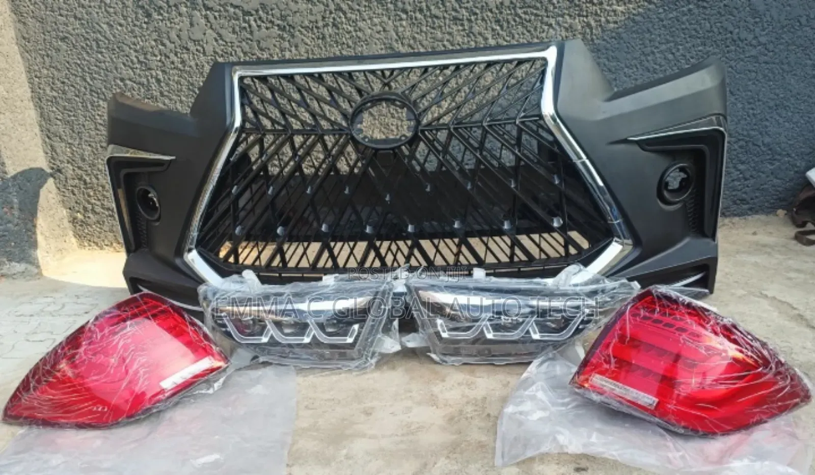 Upgrading Kit for Toyota Highlander 2008 2012 to Vip Face
