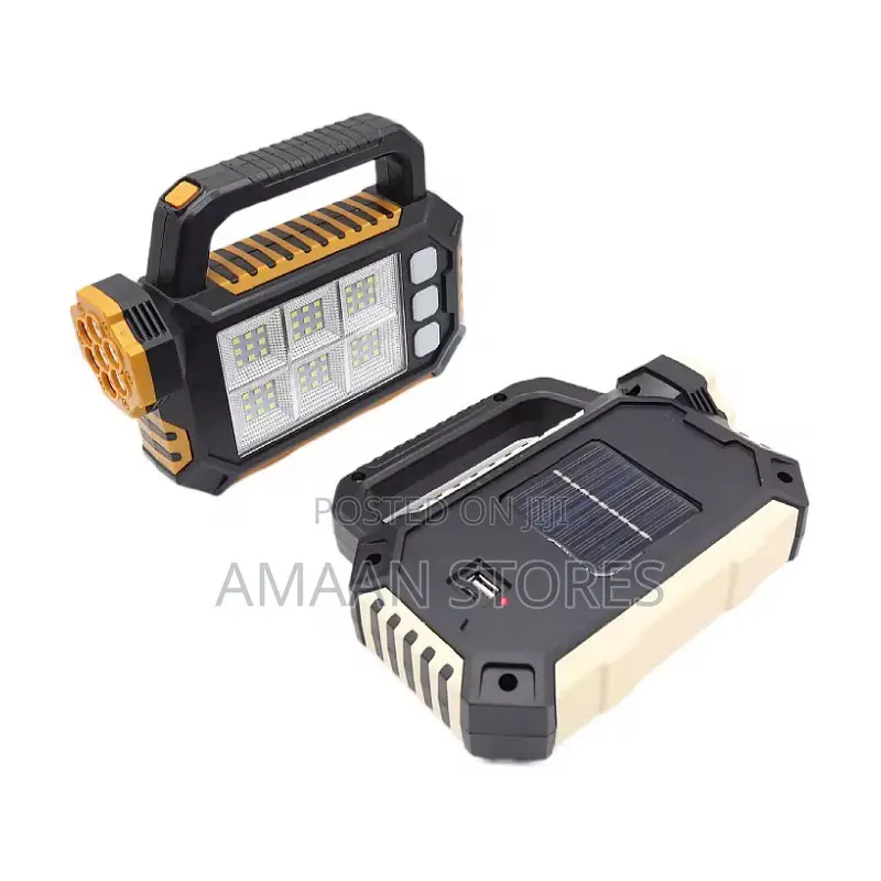 Solar Power Torchlight With Power Bank