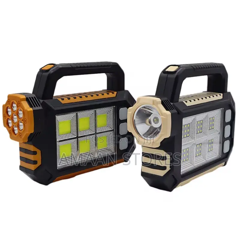 Solar Power Torchlight With Power Bank