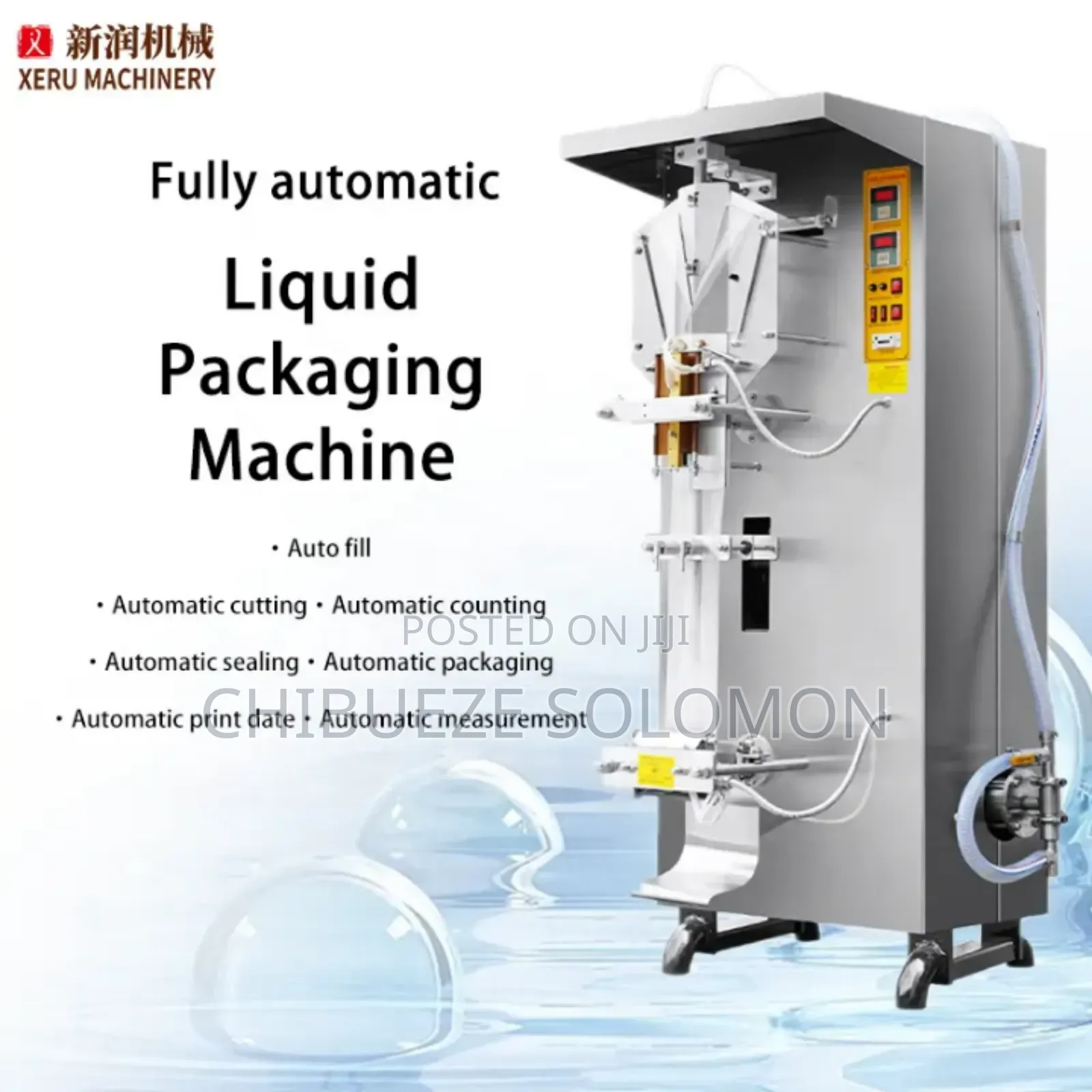 Dingli as 1000 Sachet Water Packaging Machine