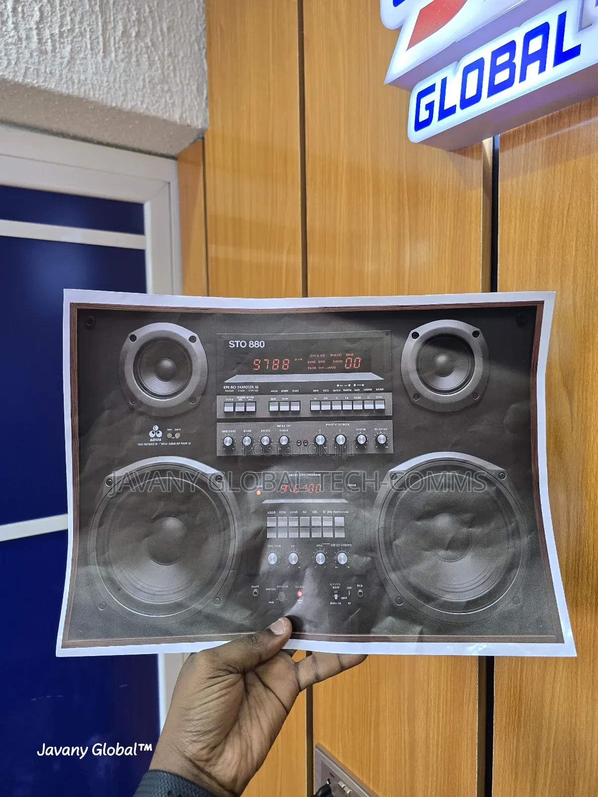 Laptop Sticker (Dj Music Retro)