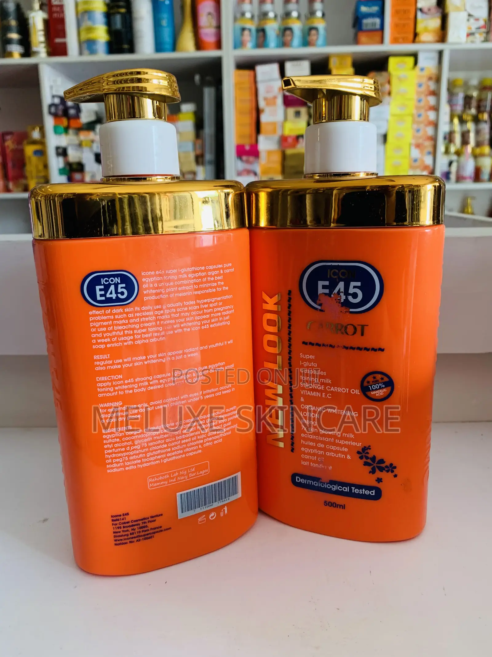 E45 Carrot Body Lotion