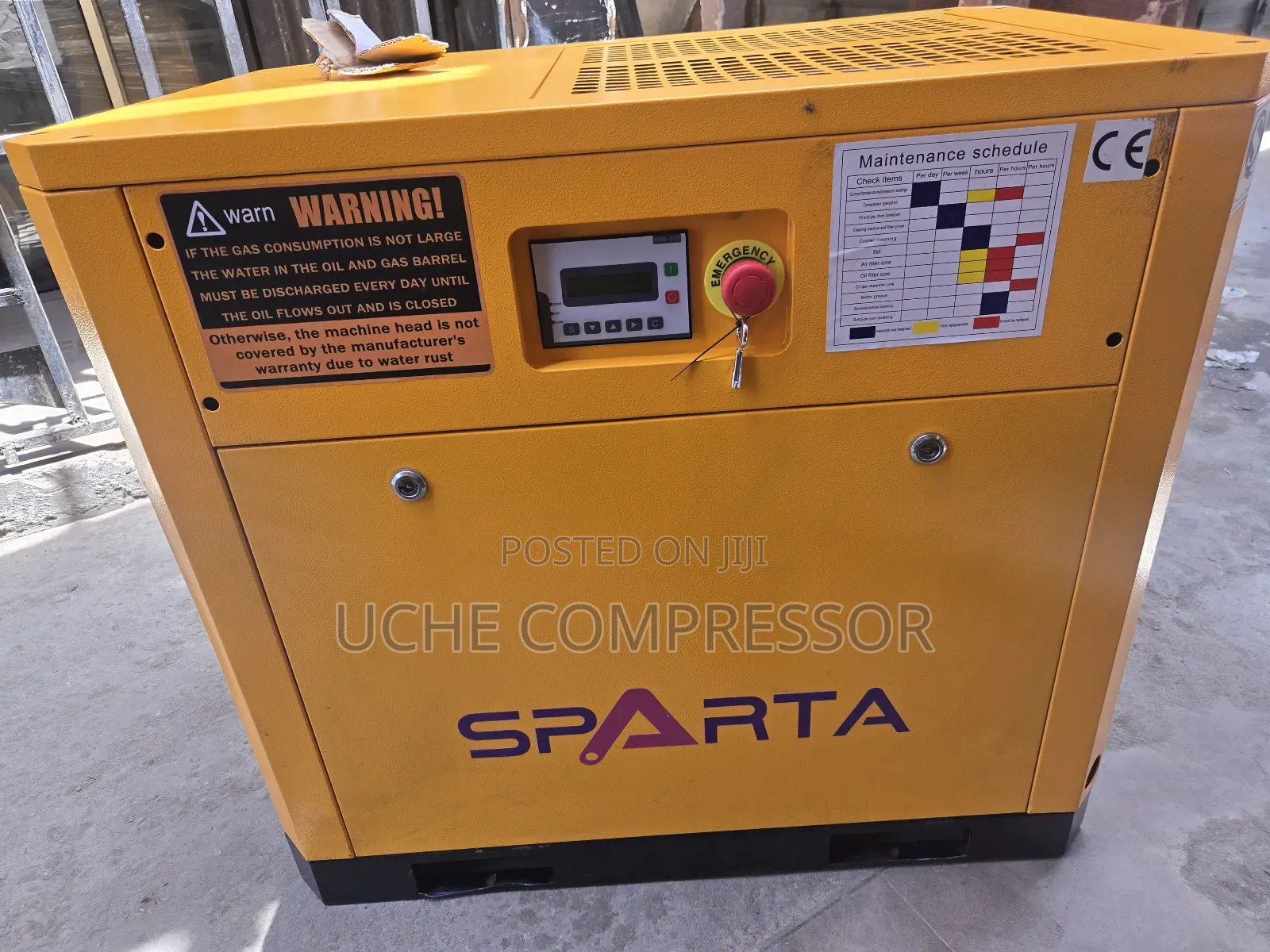 Screw Air Compressor 10hp 7.5kw 10bar Original One