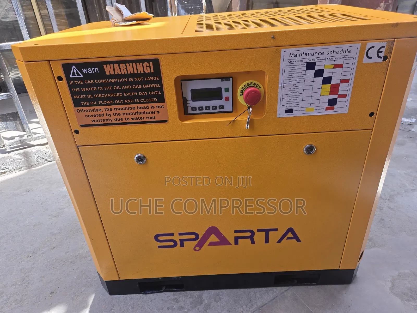 Screw Air Compressor 10hp 7.5kw 10bar Original One