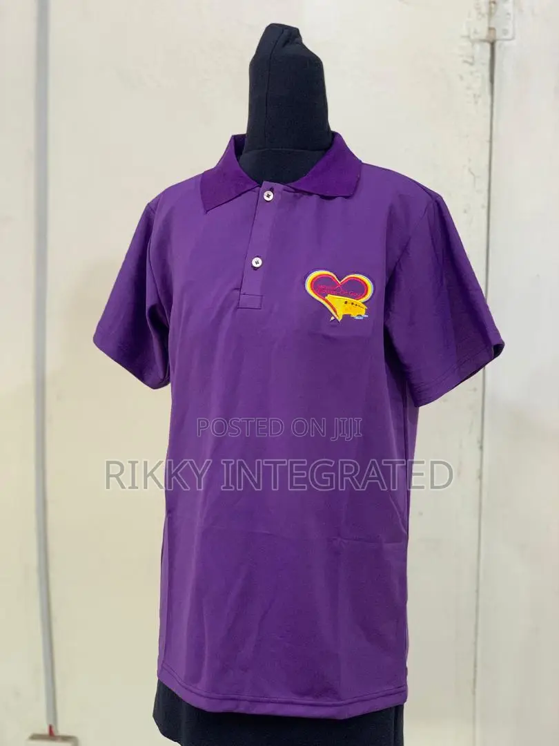 Heat Pressed T-Shirts and Polo for Custom Uniforms With Logo
