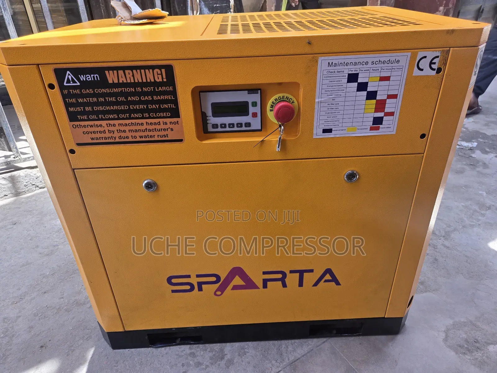 Screw Air Compressor 15hp 11kw 10bar Original One