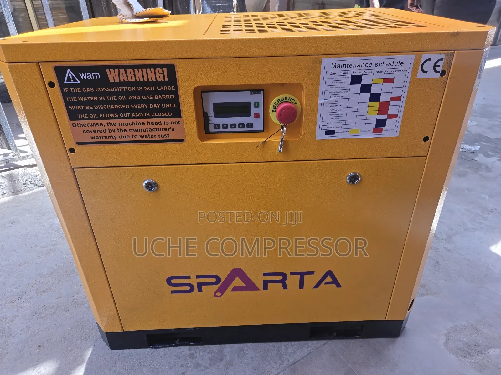 Screw Air Compressor 15hp 11kw 10bar Original One