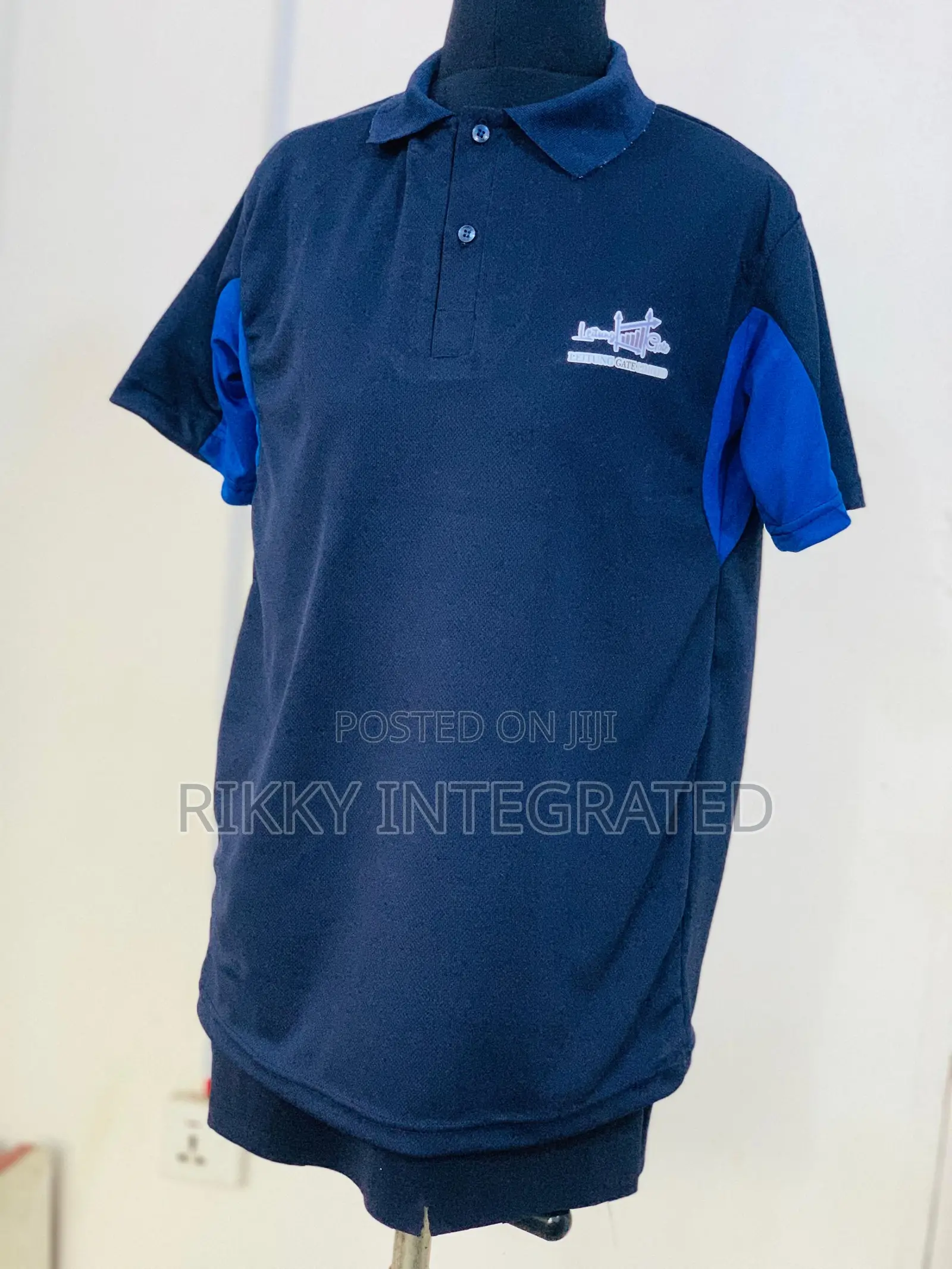 Flock Printed Polo Shirts for Sport Wears