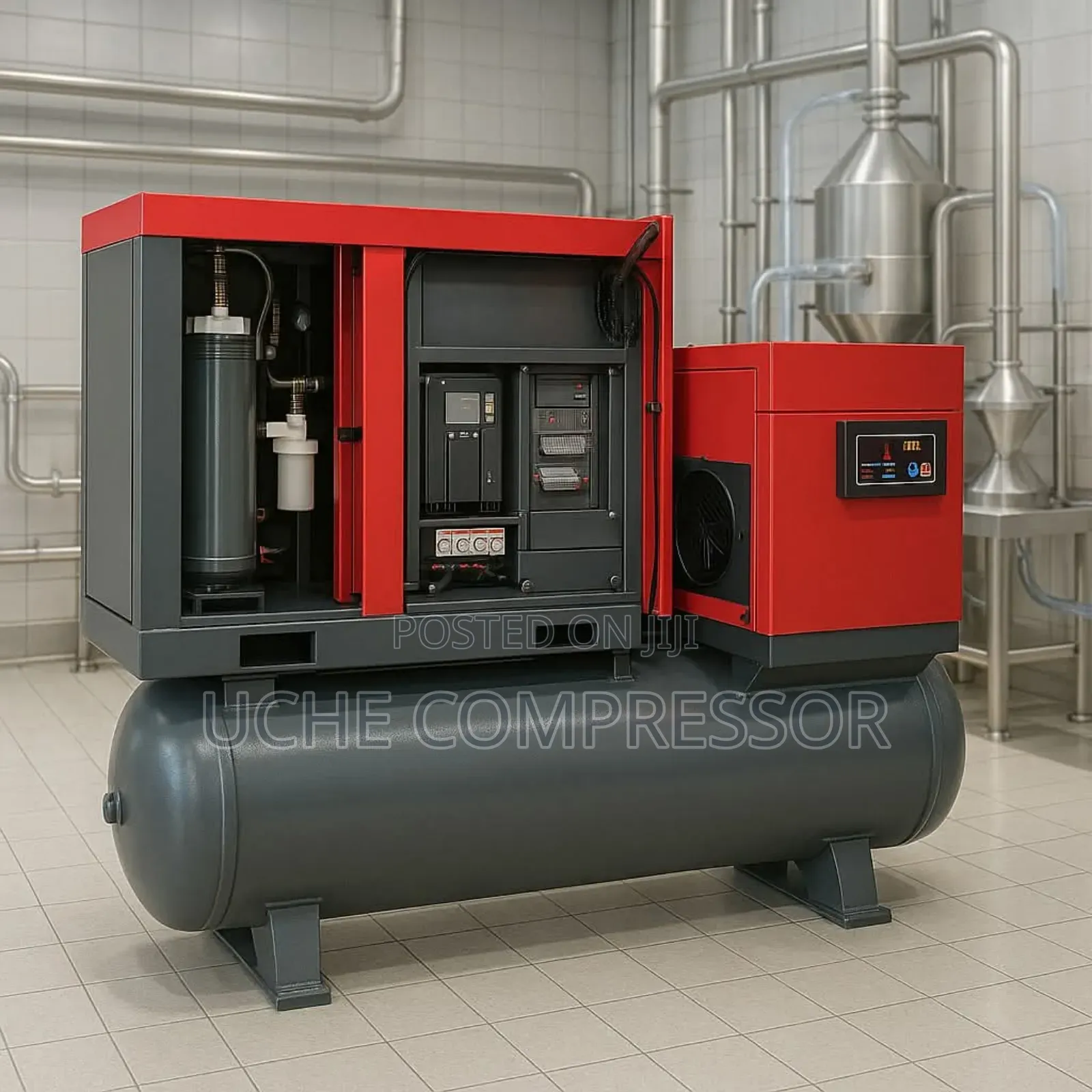 Screw Air Compressor 22kw 30hp 10bar Original One