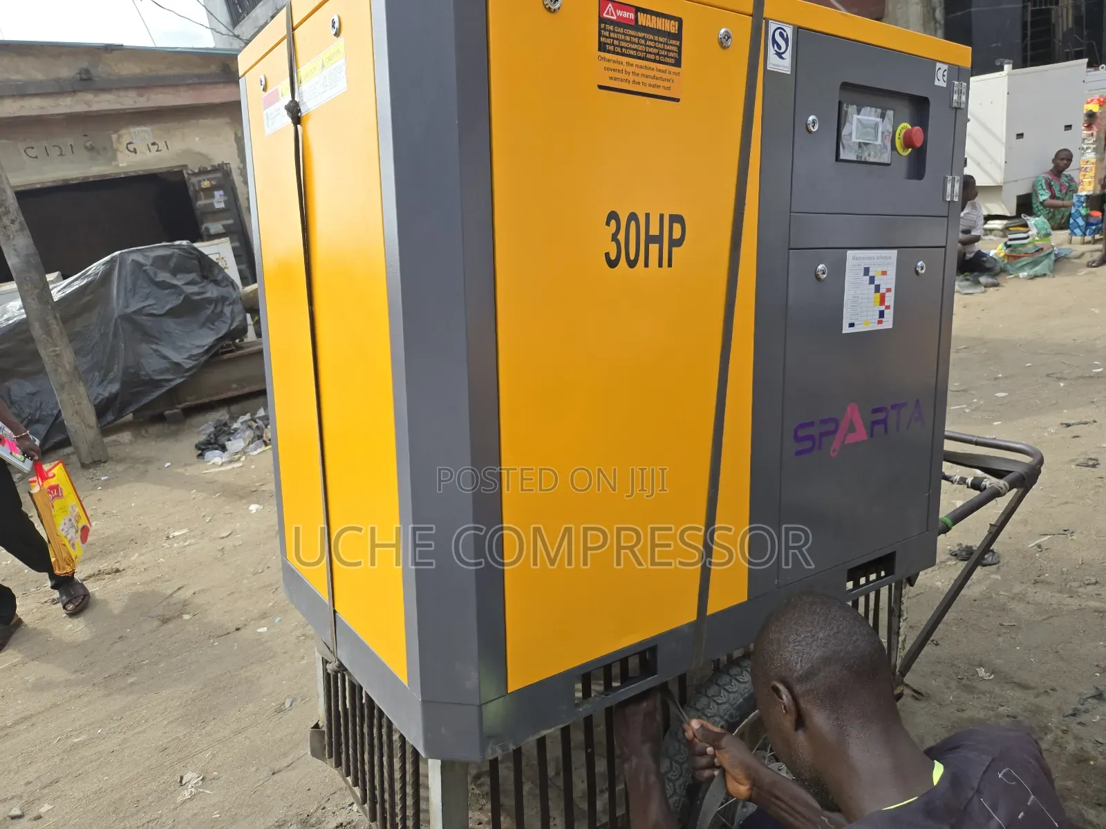 Screw Air Compressor 22kw 30hp 10bar  Original One