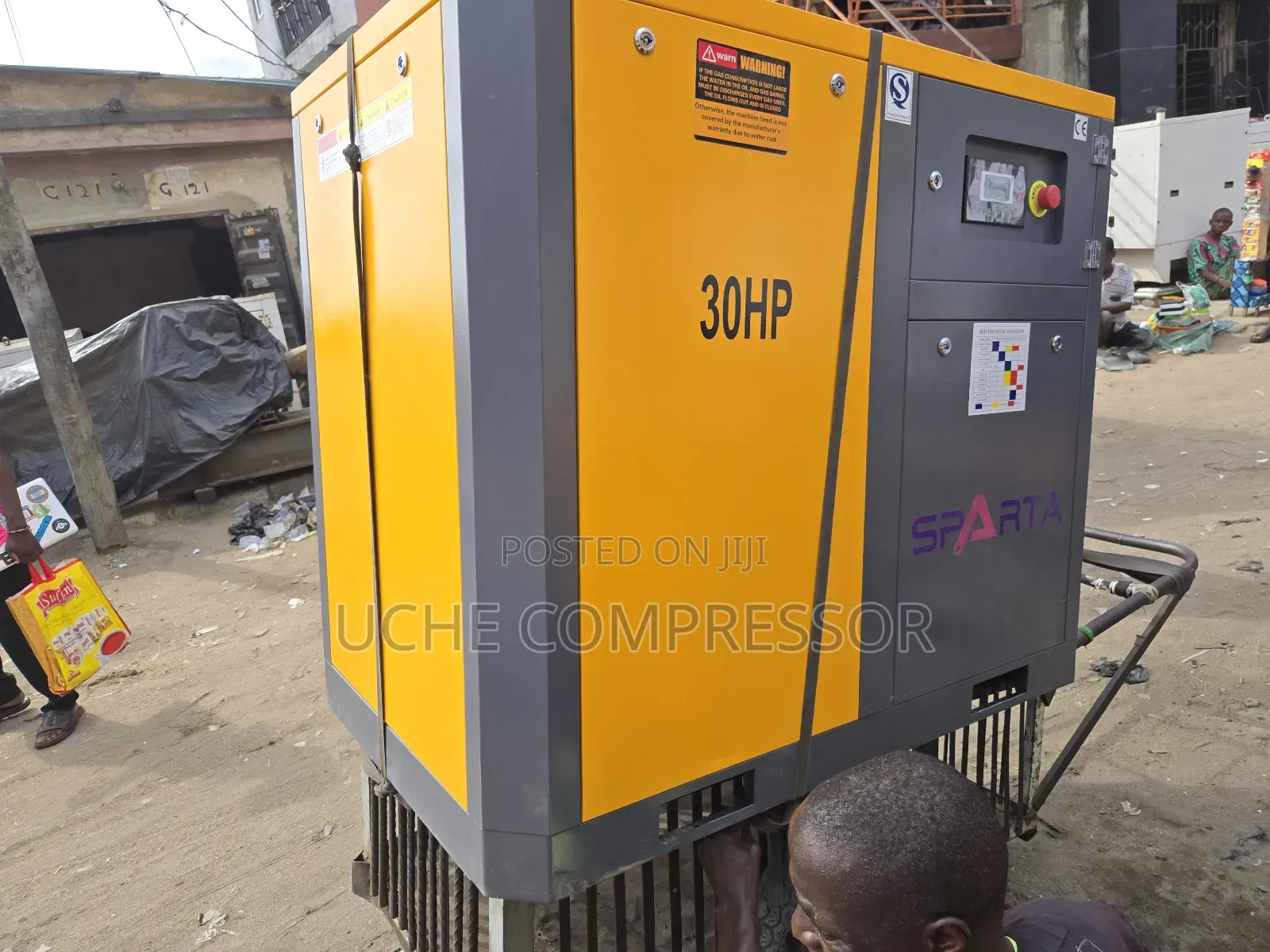 Screw Air Compressor 22kw 30hp 10bar  Original One