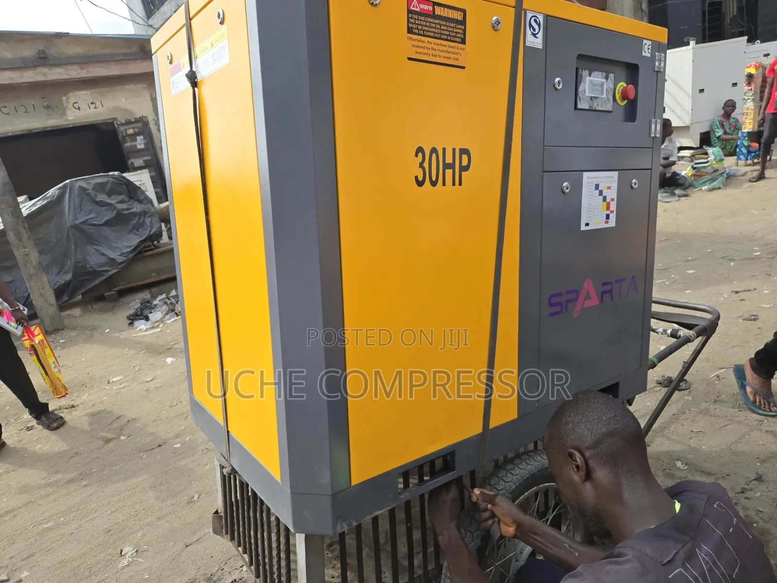 Screw Air Compressor 22kw 30hp 10bar  Original One