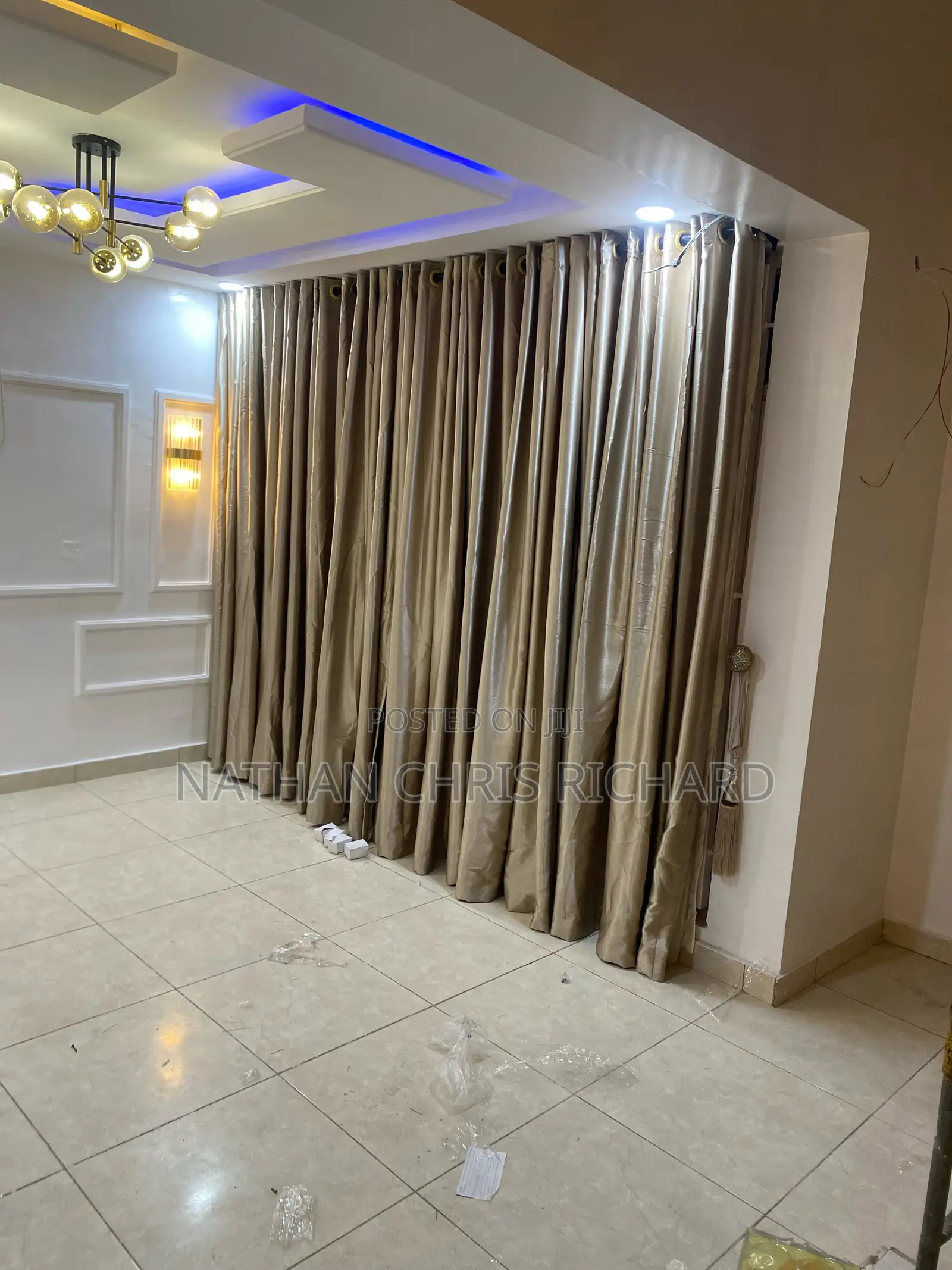 Flow Up and Down Luxury Curtains