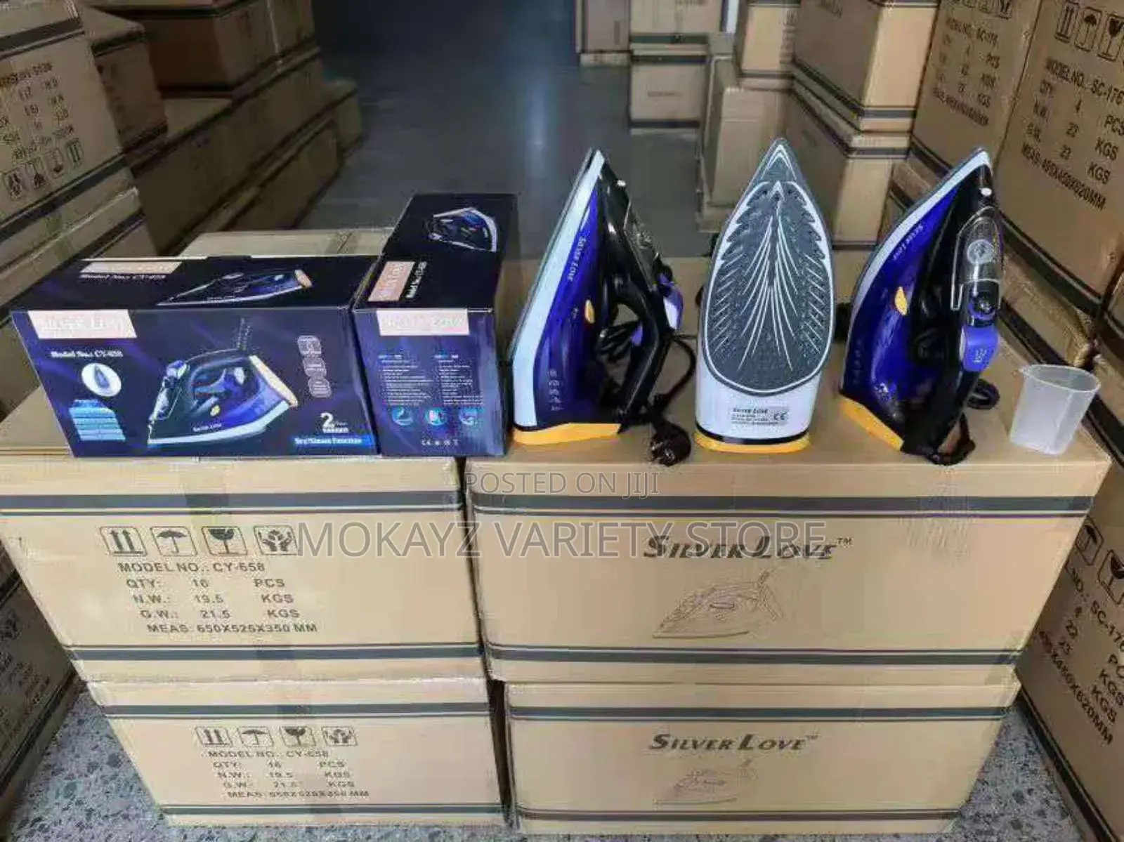Ceramic Soleplate Steam Iron (Cy-658) - Quality Guaranteed