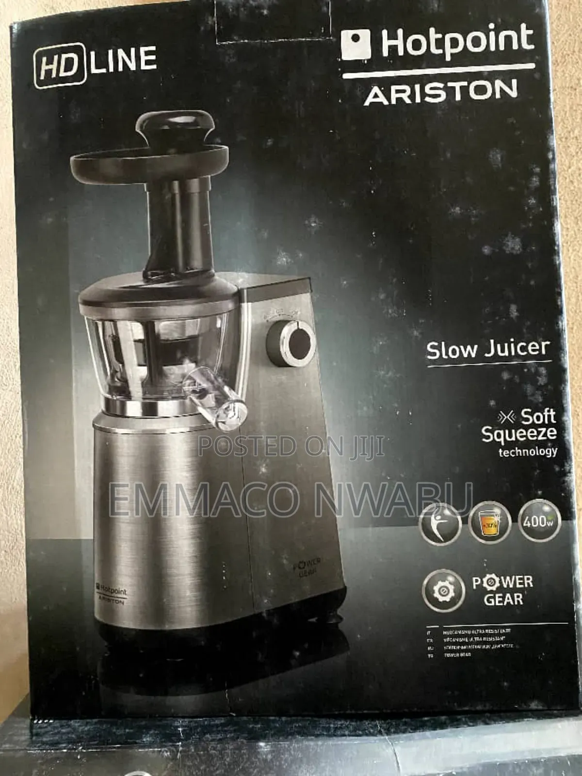 Hotpoint Ariston Slow Juicer 400watts.
