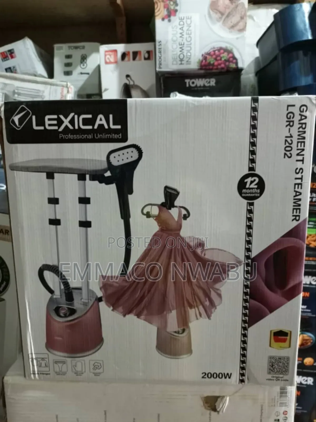 Lexical Industrial Garment Steamer 2000watts.