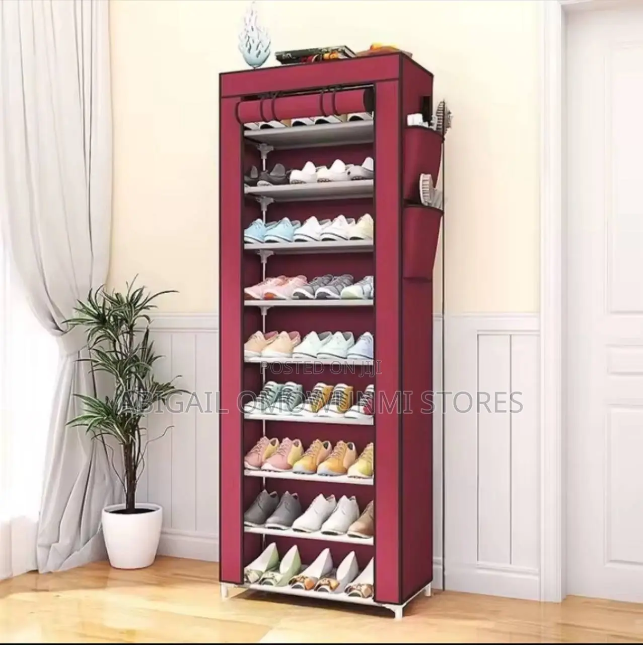 10layers Shoe Rack With Cover