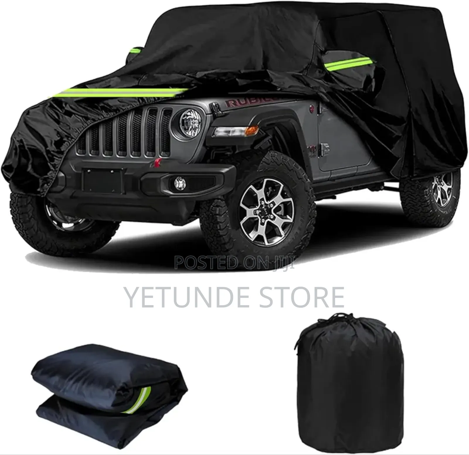 Waterproof Car Cover for Jeep Wrangler 4 Door, All Weather