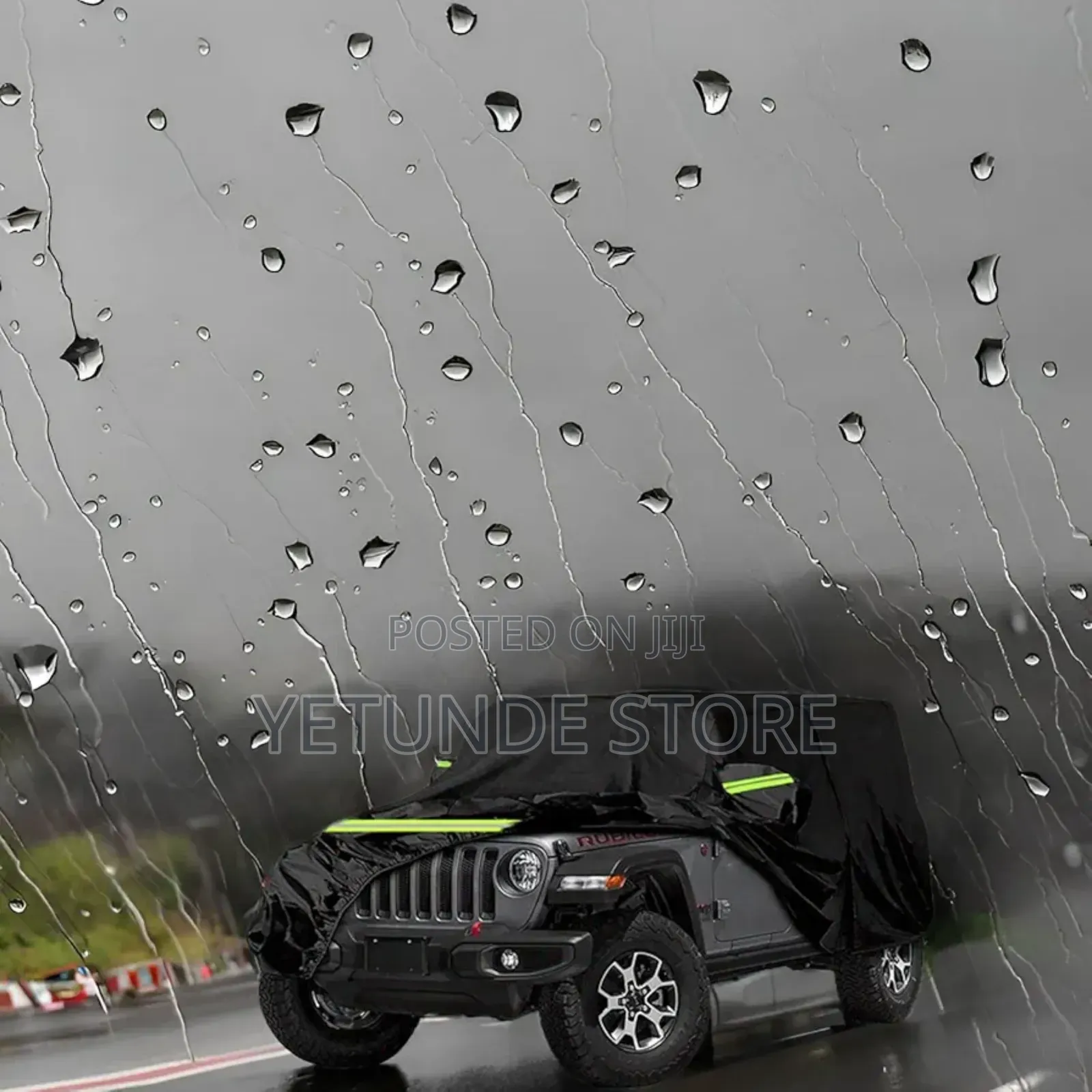 Waterproof Car Cover for Jeep Wrangler 4 Door, All Weather