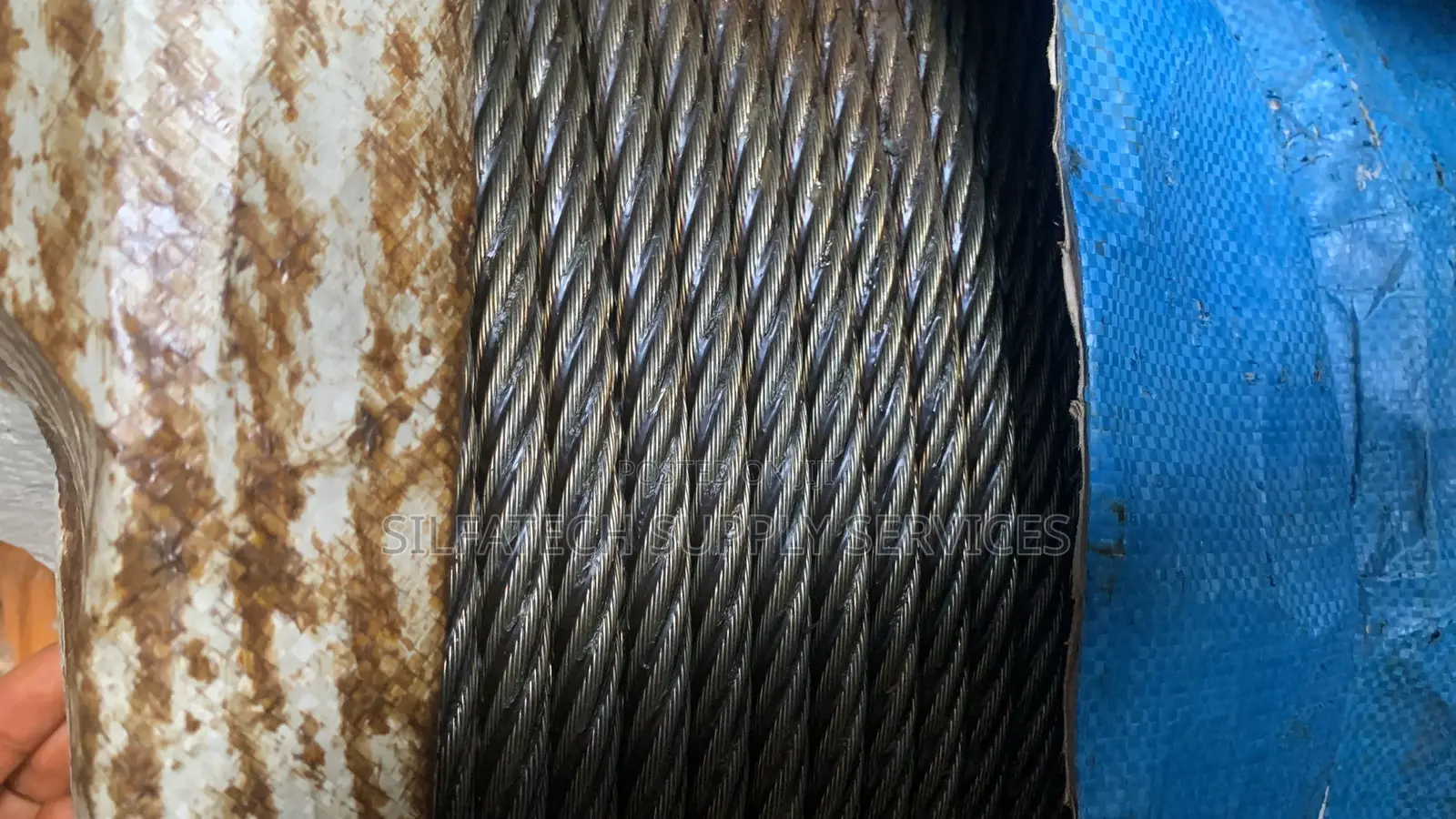 Original 14mm Black Steel Wire Rope (6core*19) Fibre Core
