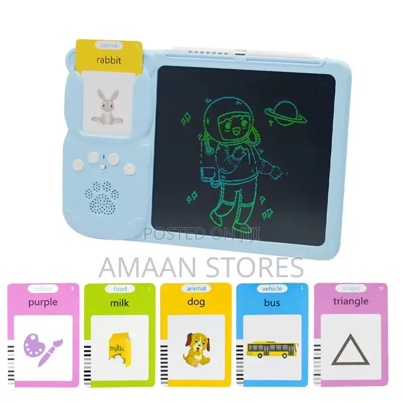 Kids Card Reader With LCD Written Pad