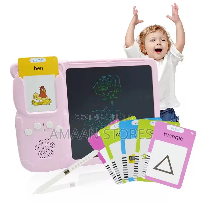 Kids Card Reader With LCD Written Pad