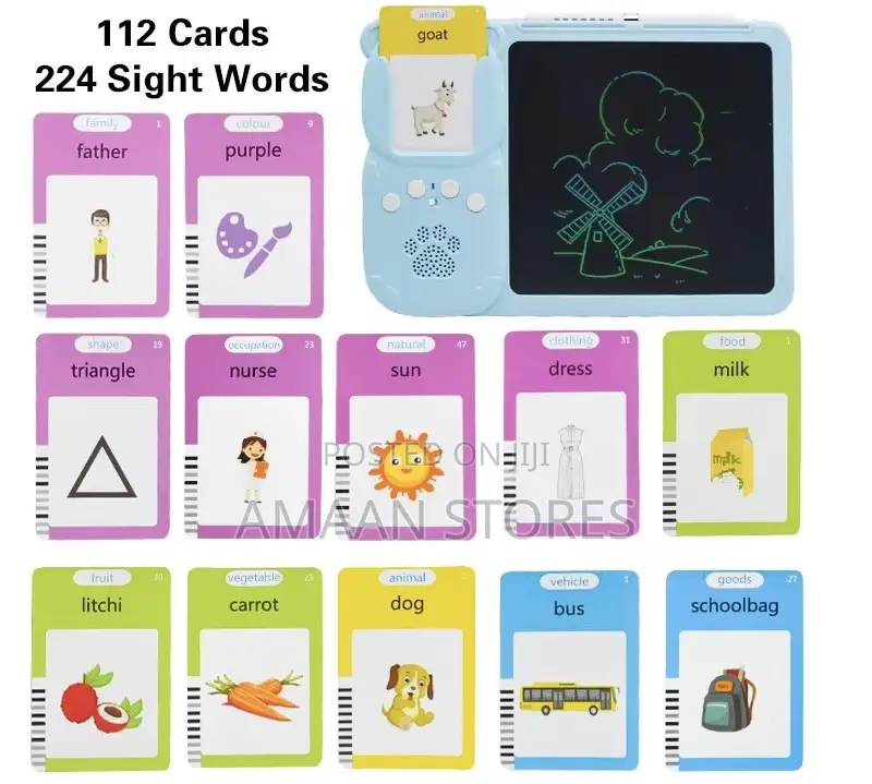 Kids Card Reader With LCD Written Pad