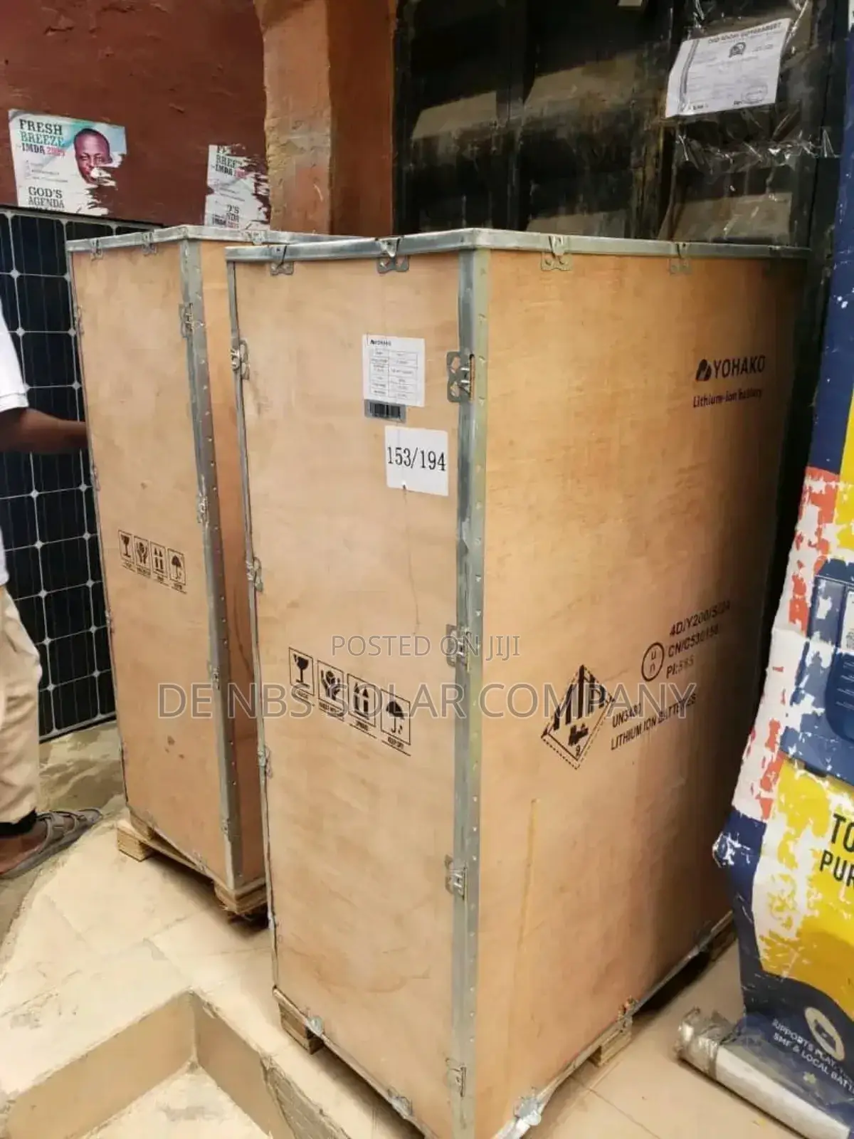 17.5kwh 51.2v Yohako Lithium Ion Phosphate Battery