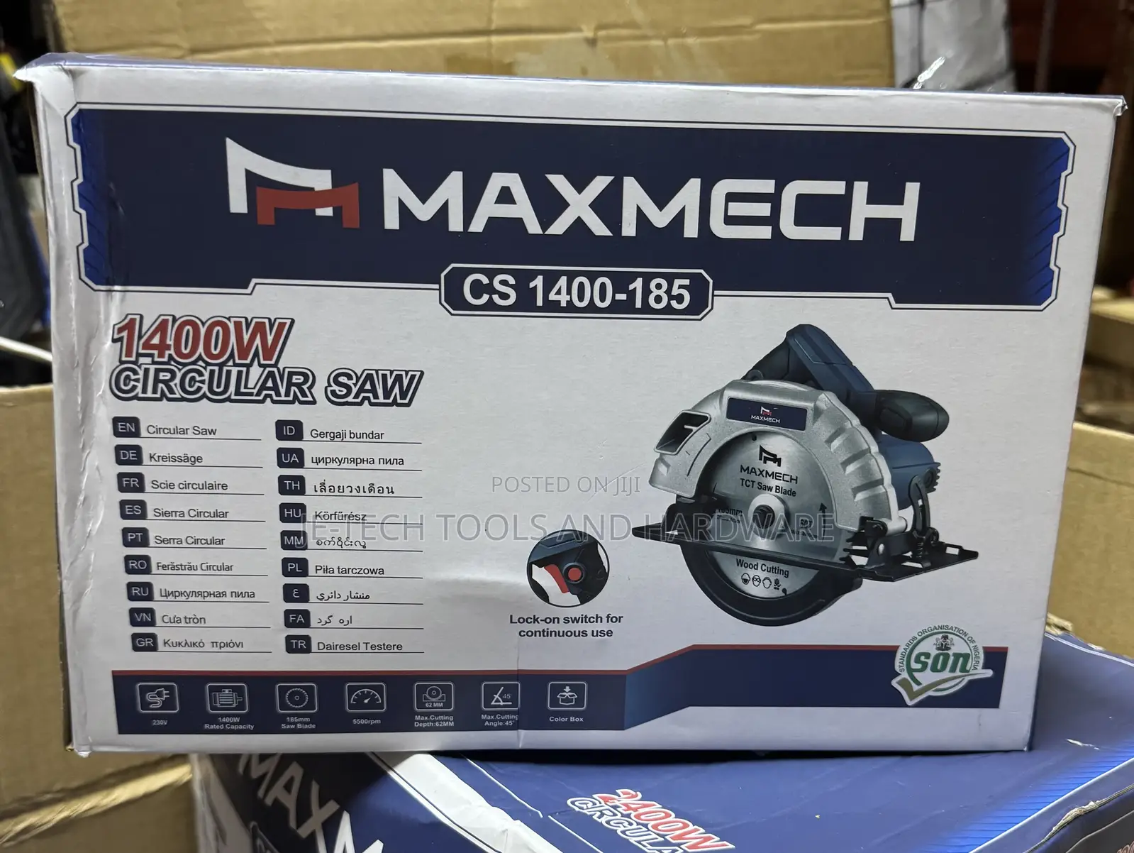 Maxmech 7 Inches Circular Saw (Model Cs 1400-185)