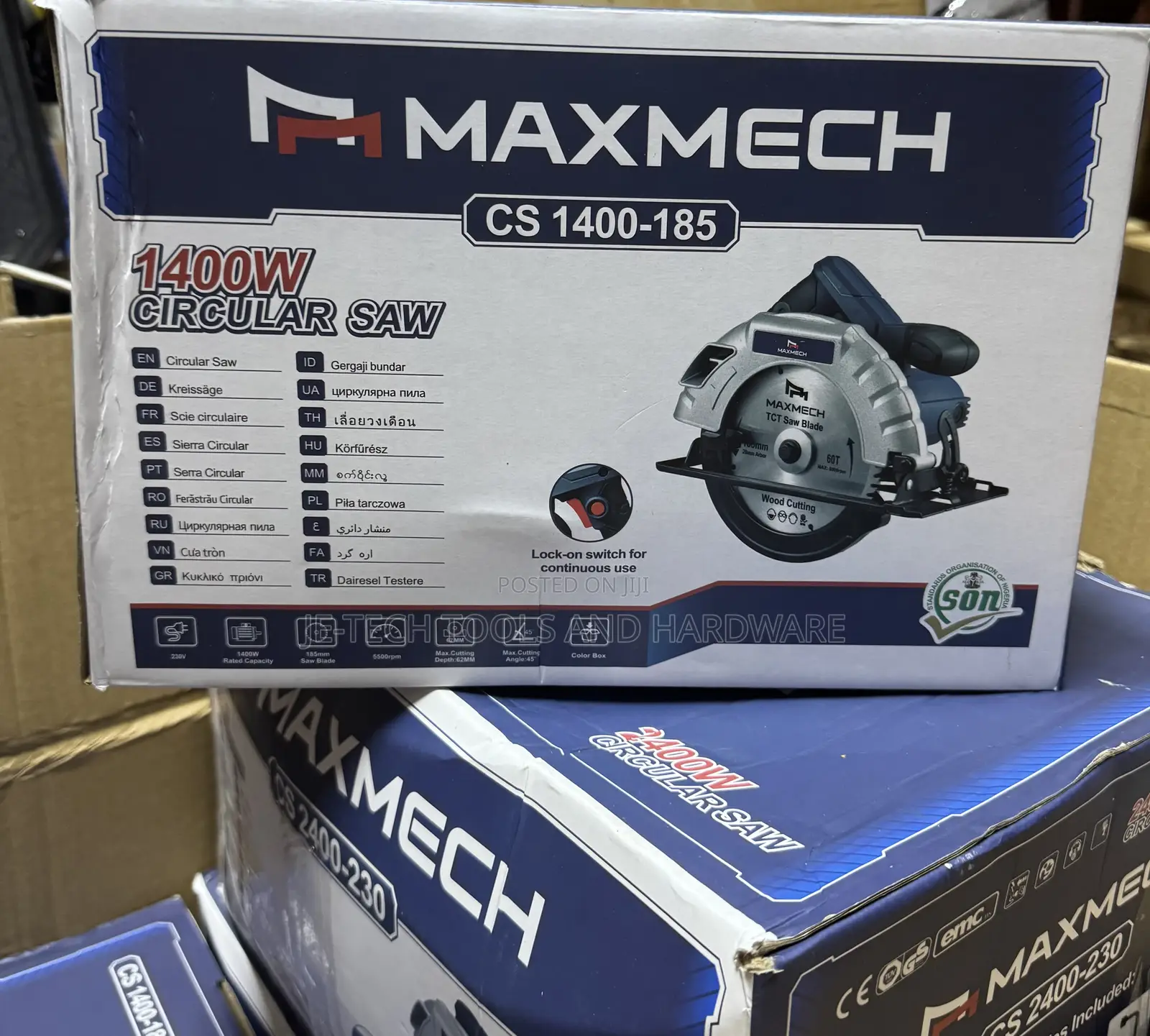 Maxmech 7 Inches Circular Saw (Model Cs 1400-185)