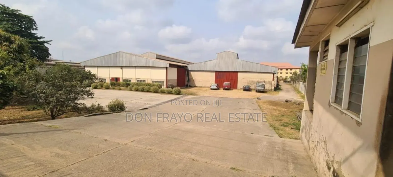 Werehouse on 10,218 SQM Land for Sale at Oluyole Estate In