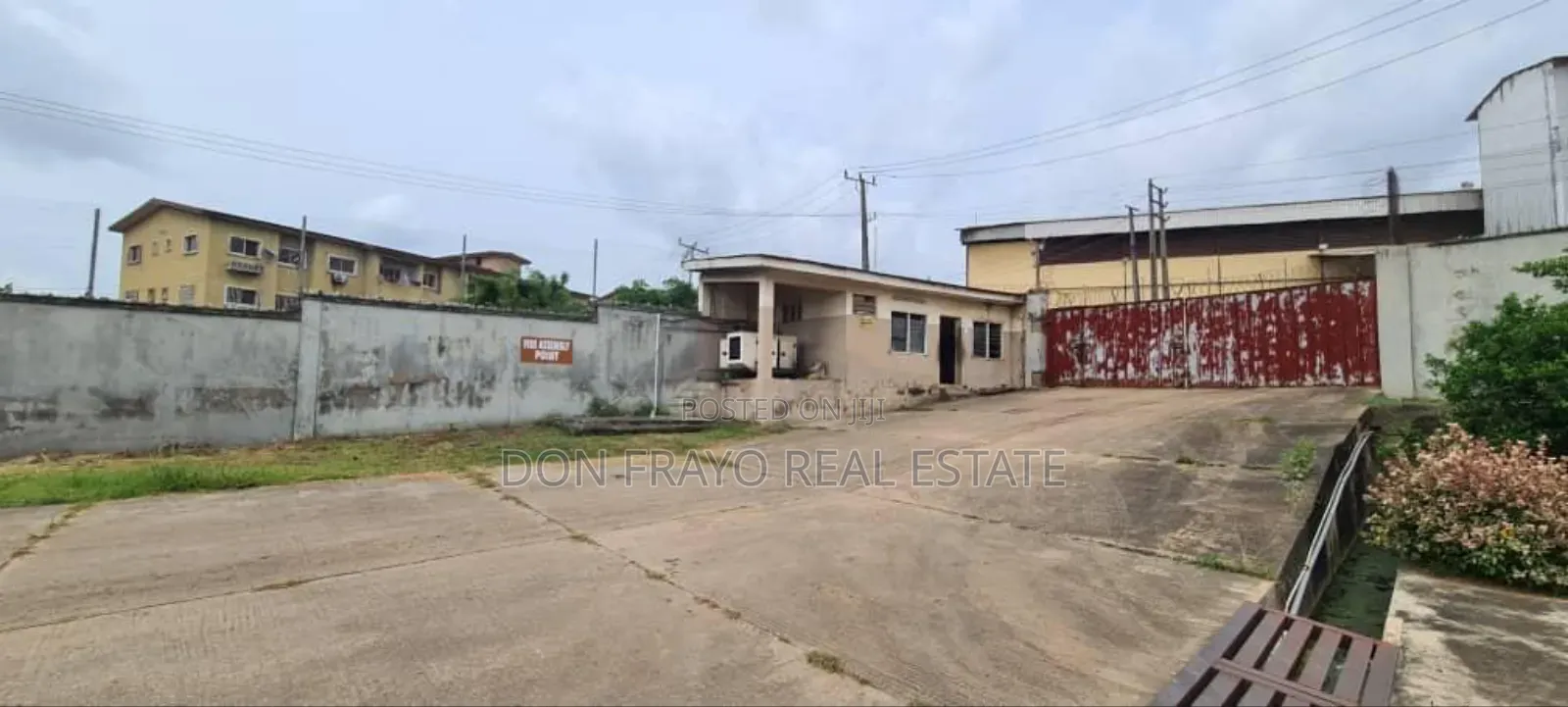 Werehouse on 10,218 SQM Land for Sale at Oluyole Estate In