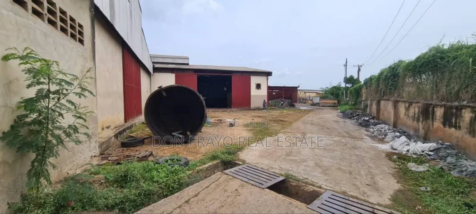 Werehouse on 10,218 SQM Land for Sale at Oluyole Estate In