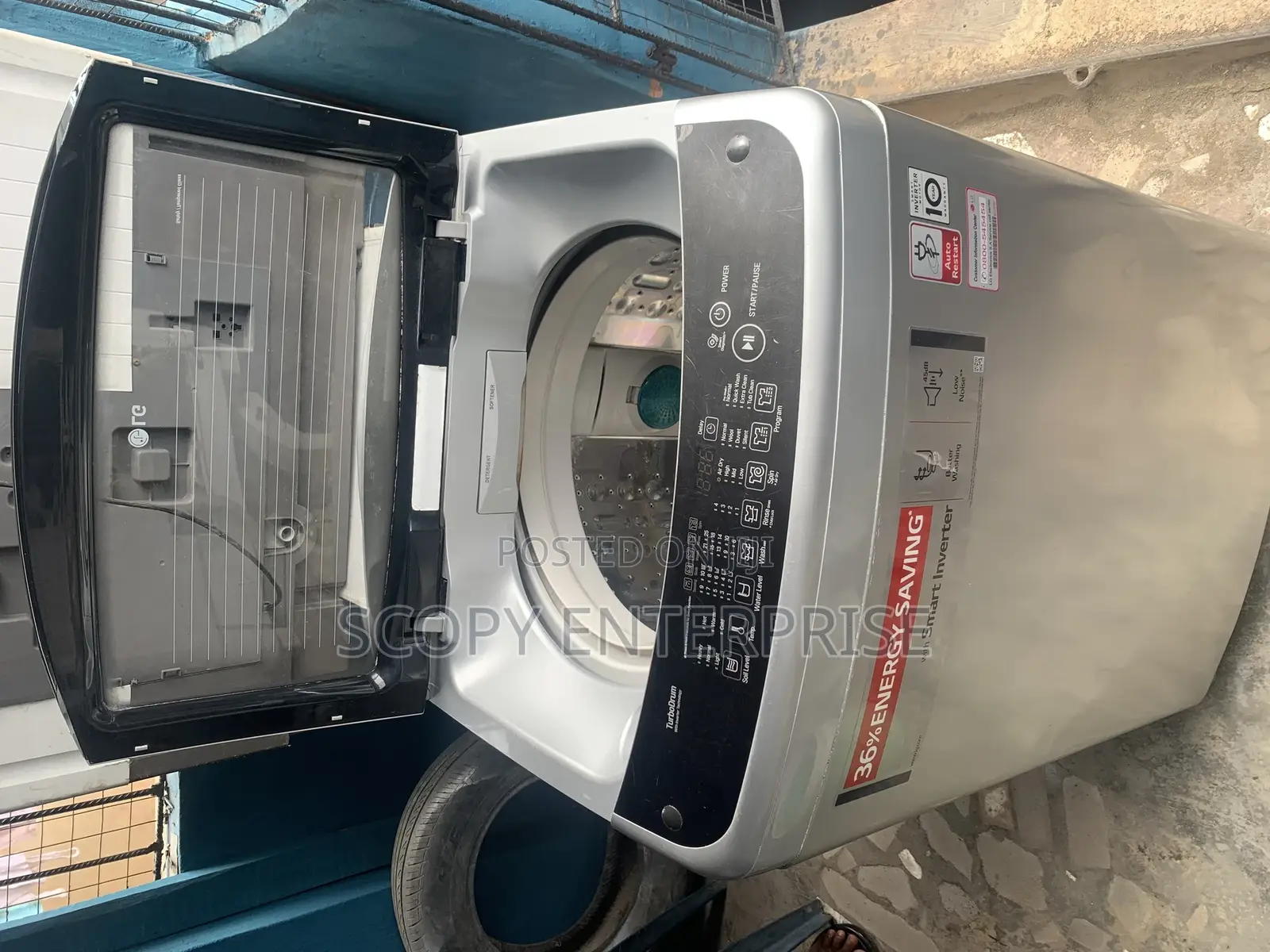 Industrial 17kg Wash and Spin