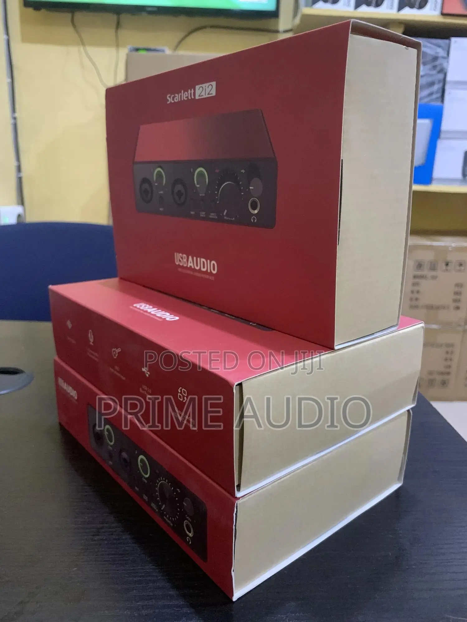 Focusrite Scarlett 2i2 Soundcard 2input to 2output Interface