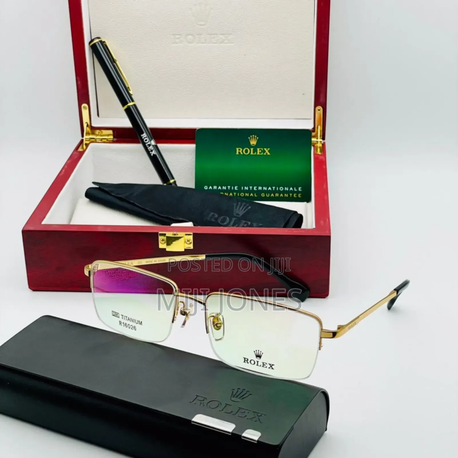 Rolex Brand Silver / Gold Color Eyeglasses Titanium K-226253
