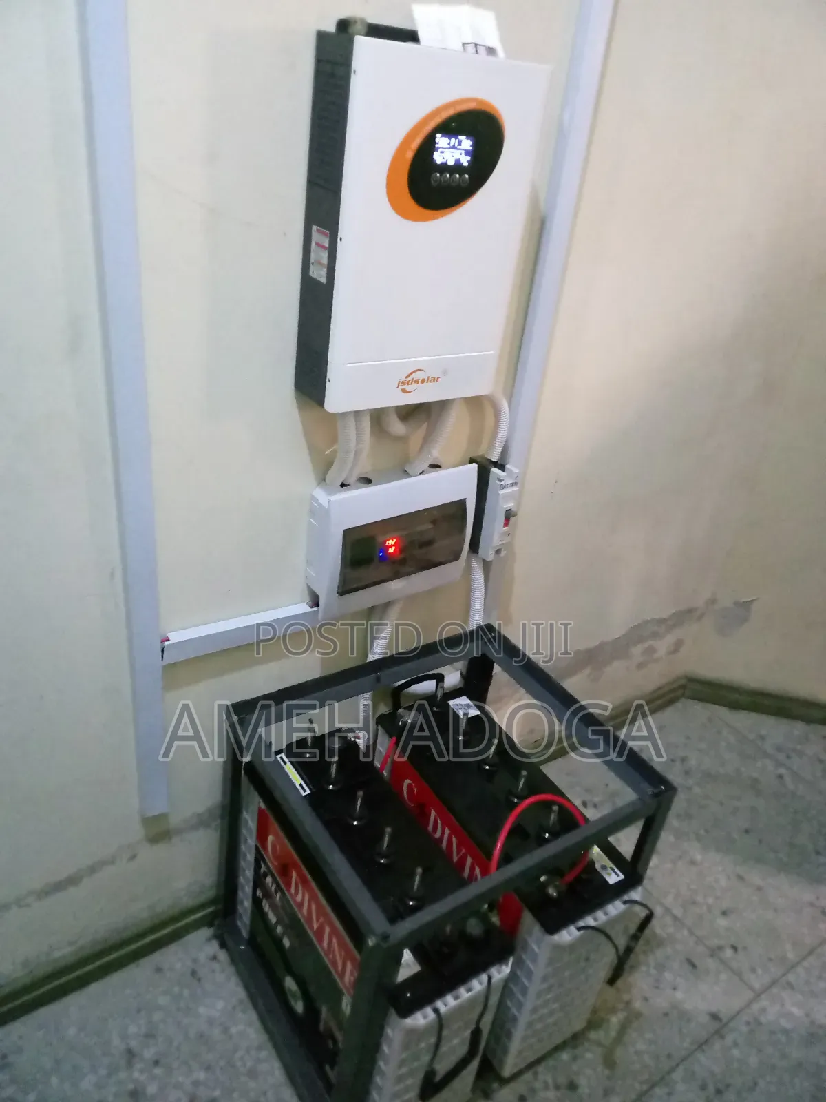 4kva Inverter With 2.4kw Solar Power and Tubular Batteries