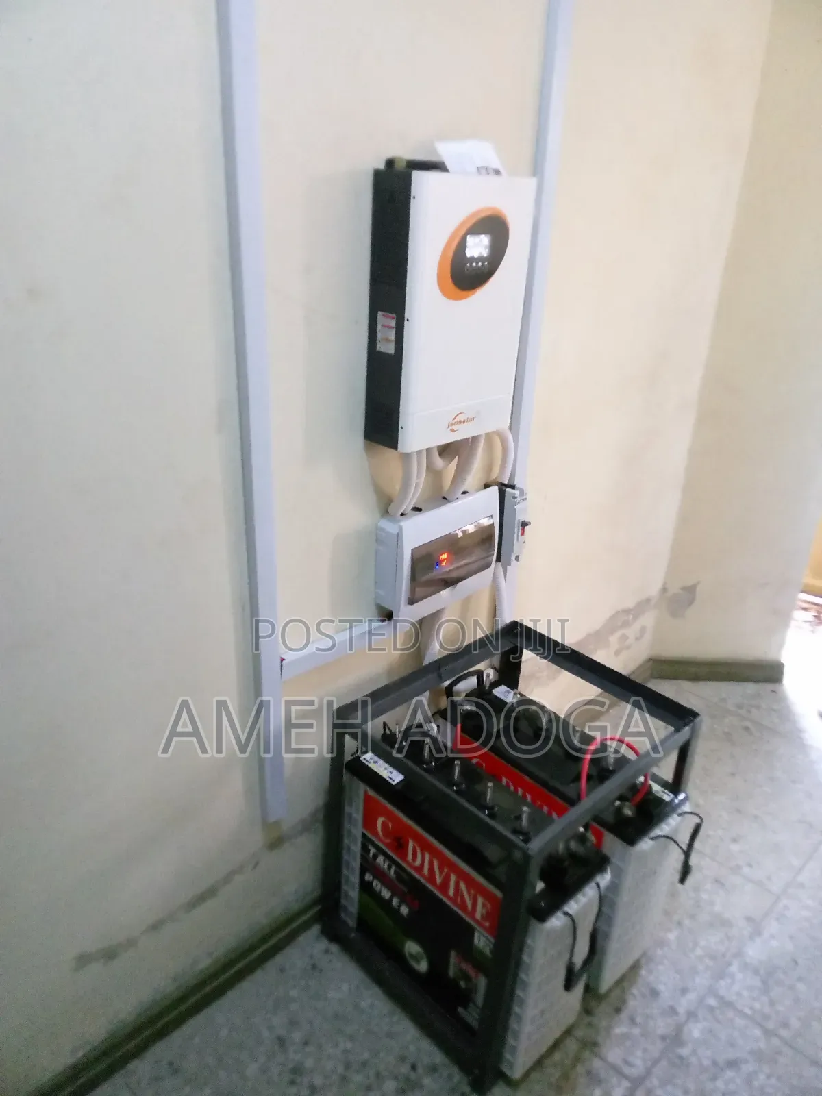 4kva Inverter With 2.4kw Solar Power and Tubular Batteries
