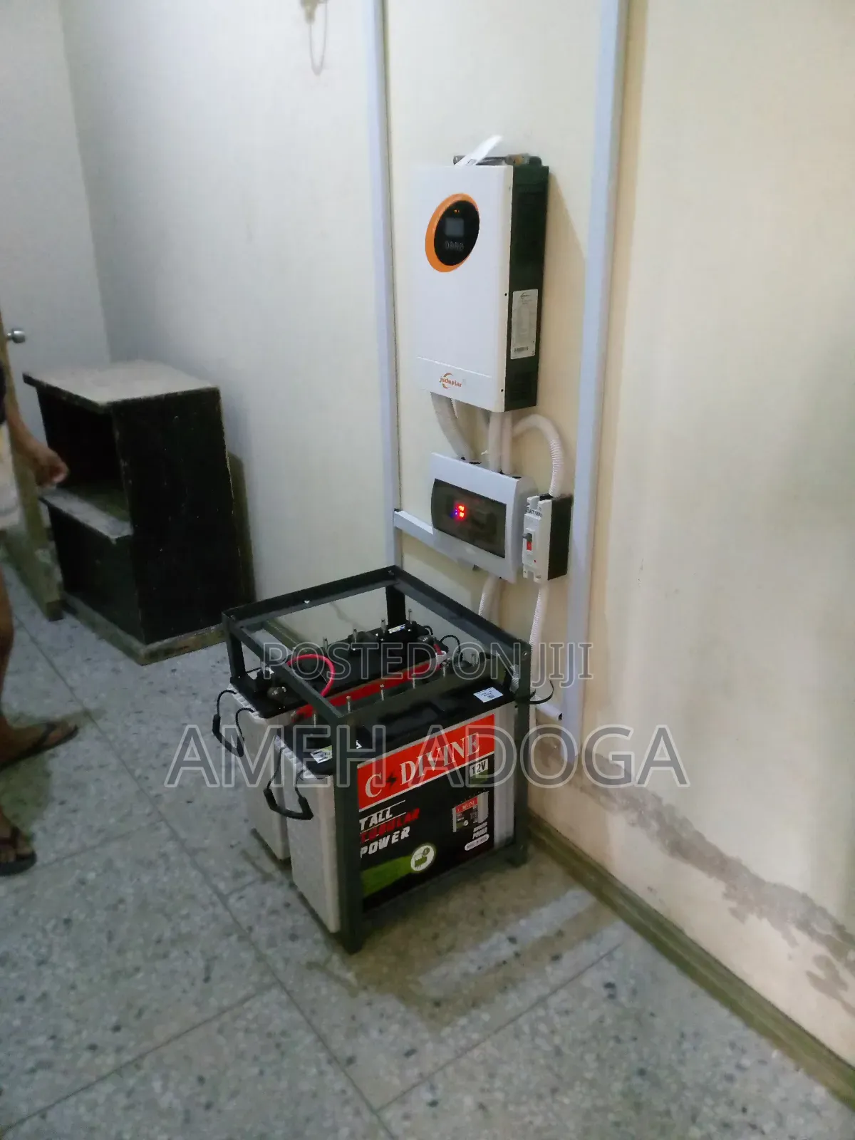 4kva Inverter With 2.4kw Solar Power and Tubular Batteries