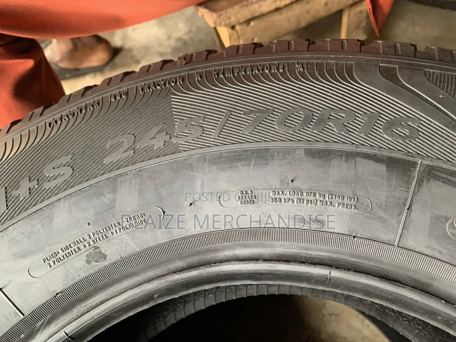 245/70r16 Goodyear Runflat Tyre